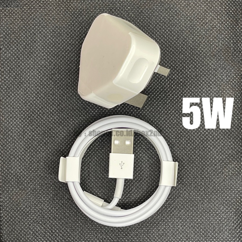 Charger USB 5Watt With 3 Pin/ Adaptor/ Kabel