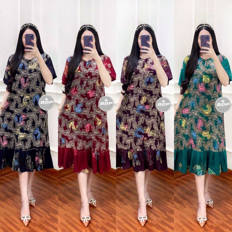 COD Daster MAURA Batik cap daster BDP Gratis Ongkir