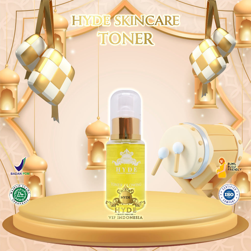 Hyde Beauty Skincare Toner Glowing Extra Lemon | Toner Pembersih Wajah