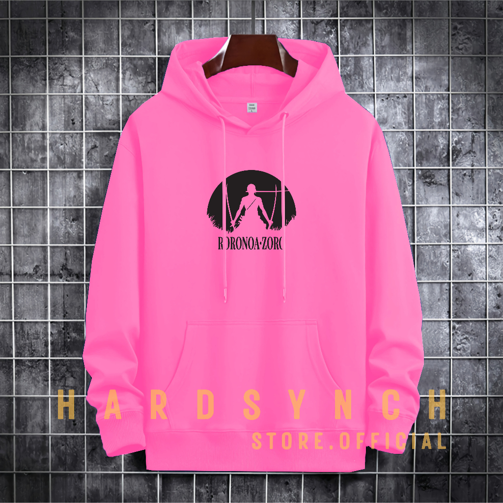 Sweater Hoodie Rorona Zoro Unisex ( Pria &amp; Wanita ) Premium Quality S-XXL Cotton Fleece / Hoodie Korean Style / Sweater Hoodie / Hoodie Polos / Hoodie Wanita / Hoodie Pria / Sweater Hoodie Distro Original ( RRN ZR 110 )