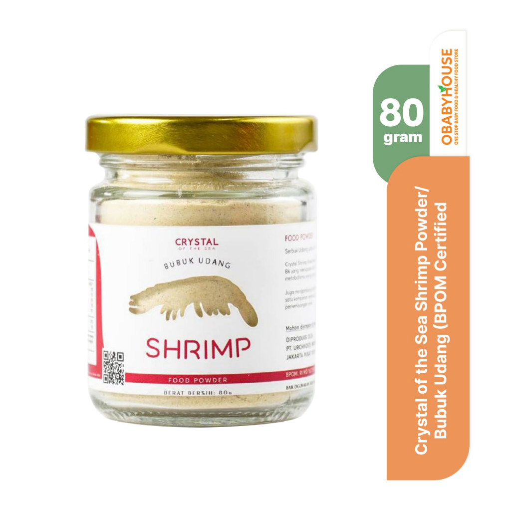 Crystal of the Sea Shrimp Powder / Bubuk Udang 80 gr (BPOM Certified)