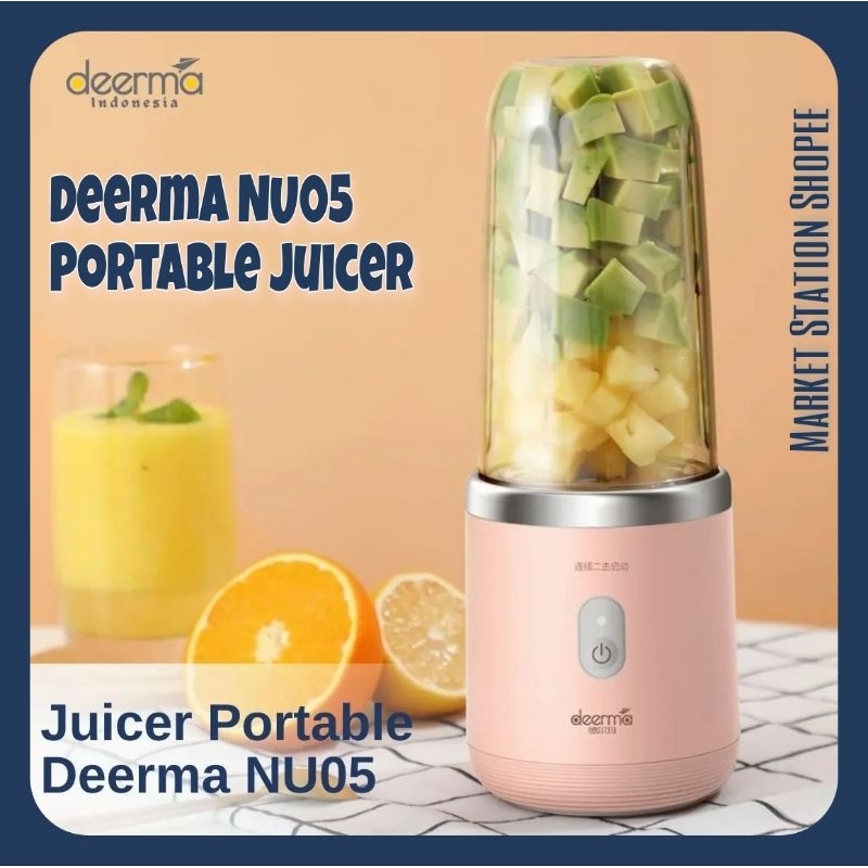 Deerma DEM-NU05 Blender Portable Electric Juicer 400ml Mixer