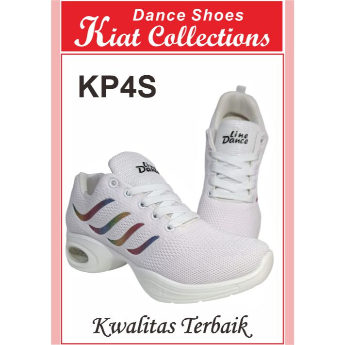 SEPATU WANITA KETS SNEAKERS LINE DANCE TARI MENARI  DANSA JOGING OR  LARI  SENAM  SHUFFLE DANCE KP4s