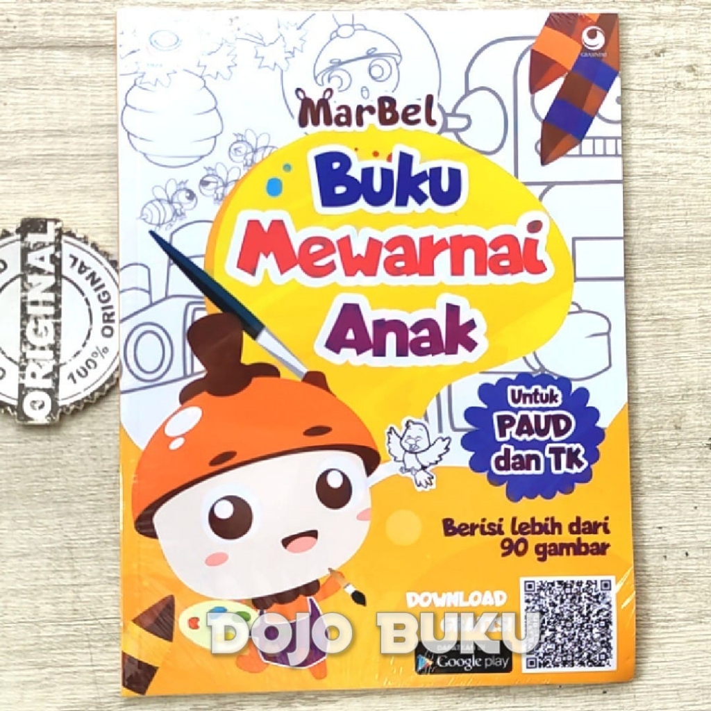 Tim Educa Studio Seri Marbel Buku Mewarnai Anak PAUD dan TK