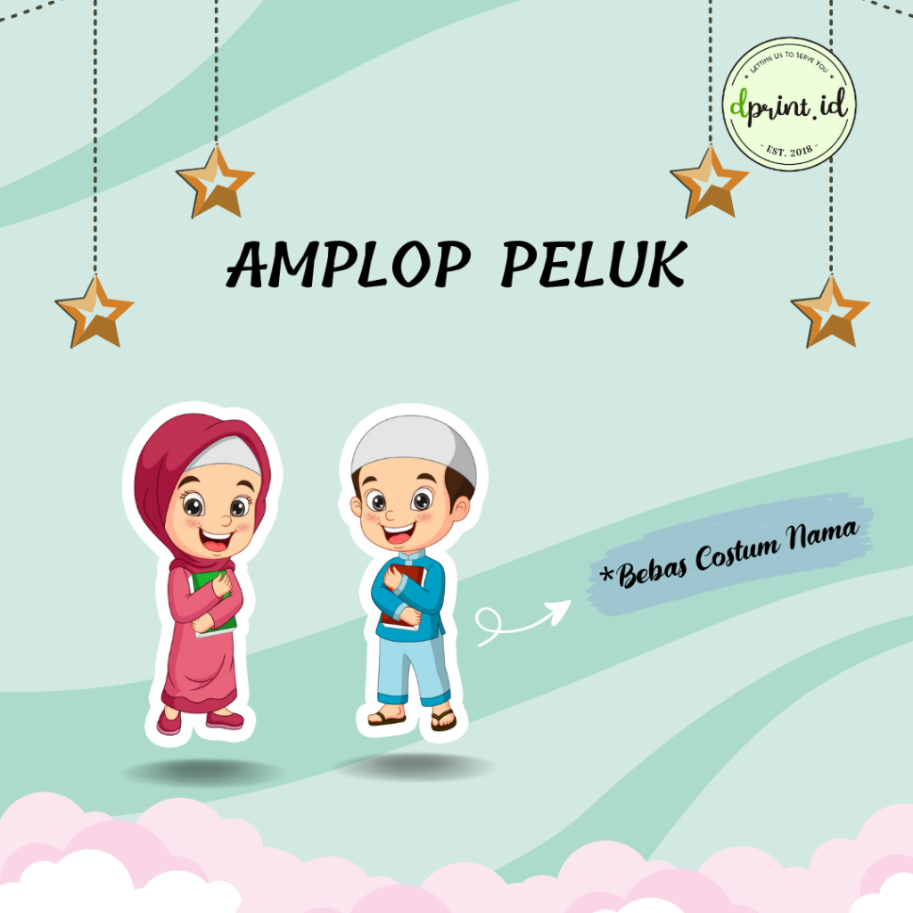 

AMPLOP LEBARAN PELUK VIRAL COSTUM NAMA