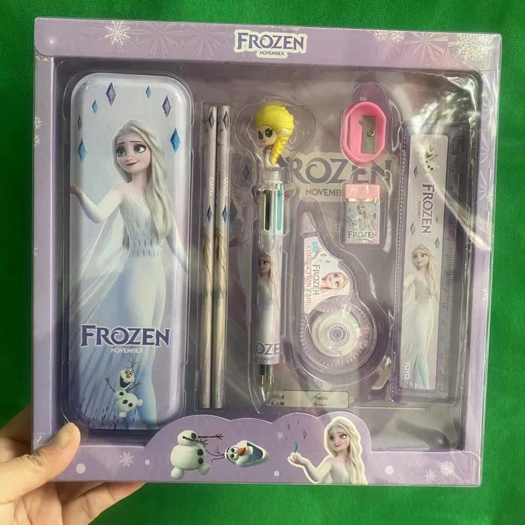 

gk [JNO](KTPS.2)Kotak Pensil Sett / Study Set Stationery Set Alat Tulis Sekolah Anak Set Atk Motif