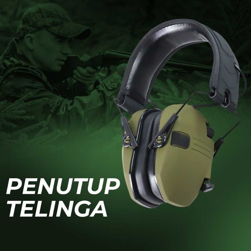 BAGGEE Penutup Telinga Earmuff Headphone Taktis for Shooting - BG35