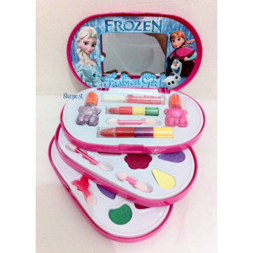 

Promo Mainan Anak Perempuan Make Up Set Frozen 3 susun Diskon