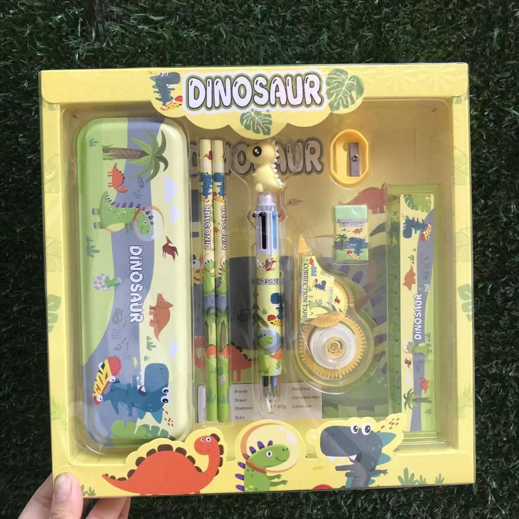 

HJK [JNO](KTPS.2)Kotak Pensil Sett / Study Set Stationery Set Alat Tulis Sekolah Anak Set Atk Motif