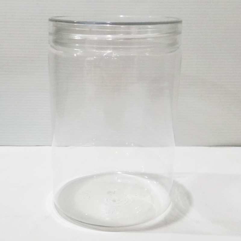 Toples tabung 750 ml tanpa tutup(Toples Khusus Untuk Tutup Almunium)