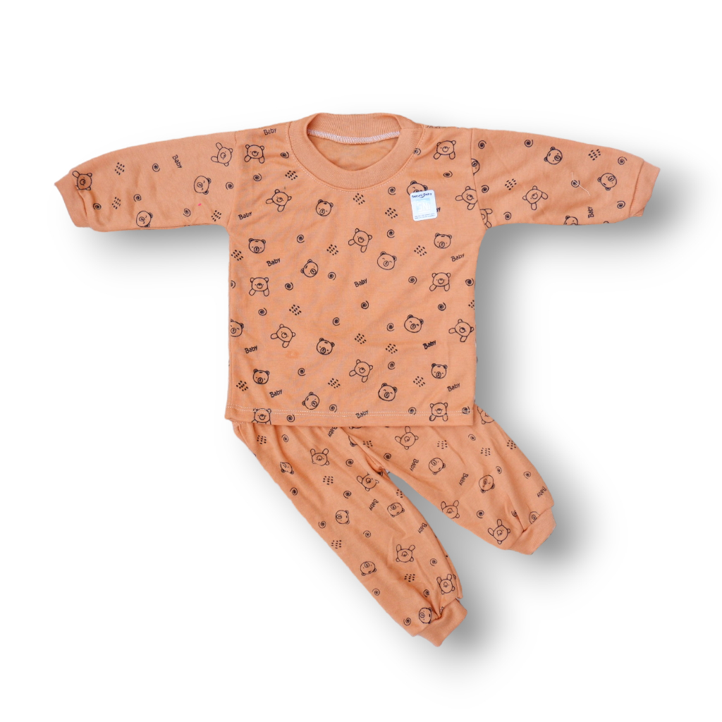 Set Setelan Baju Bayi Seruni Baby SNI Motif Bear