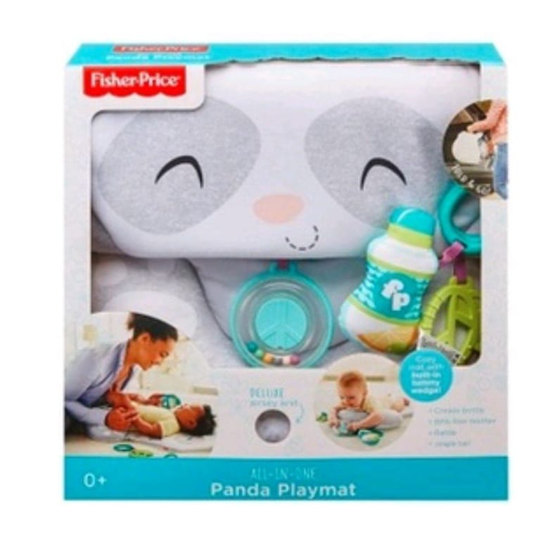 FISHER PRICE (GJD28) All in One Panda Playmat / playmat activity / rekomendasi hadiah / giftset / kado lahiran / mainan playmat bayi / sugar baby piano playmat / alas tidur bayi / empuk / matras bayi / anak / toys / melatih motorik / mainan