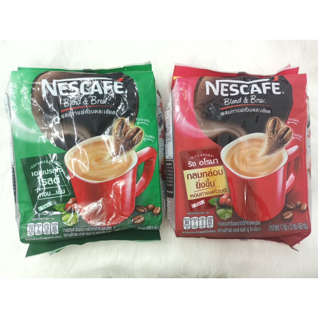 NESCAFE BLEND &amp; BREW 3in1 THAILAND