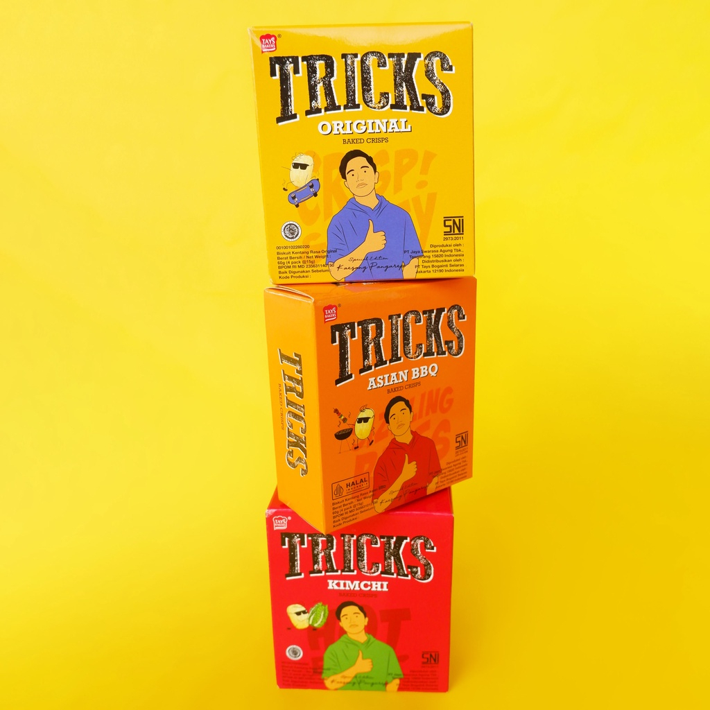 TRICKS POTATO SNACK 1 BOX ISI 10 PCS [SWEETSPACE]
