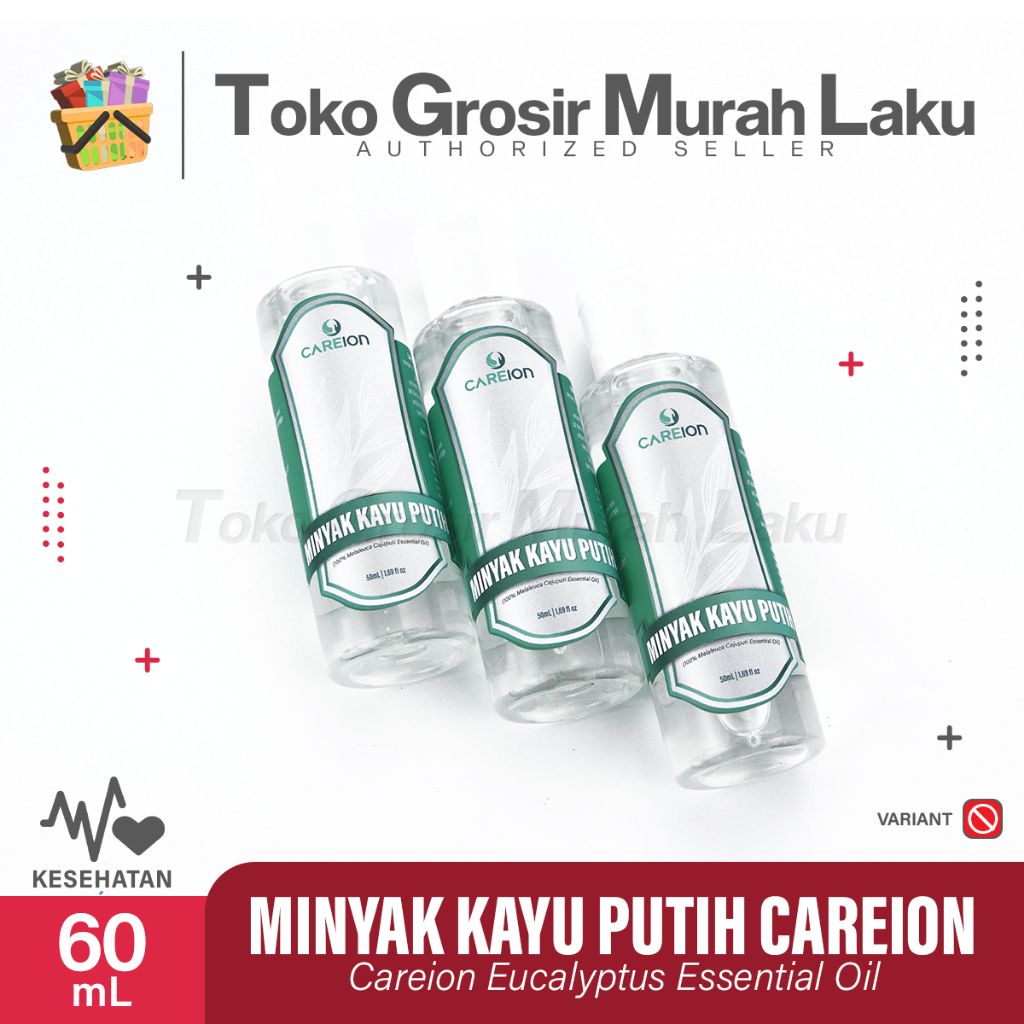 MINYAK KAYU PUTIH CAREION EUCALYPTUS ESSENTIAL OIL - 60 ml