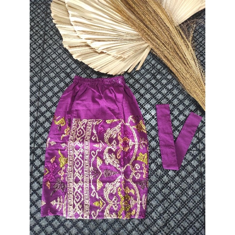 kamen bordir anak+selendang