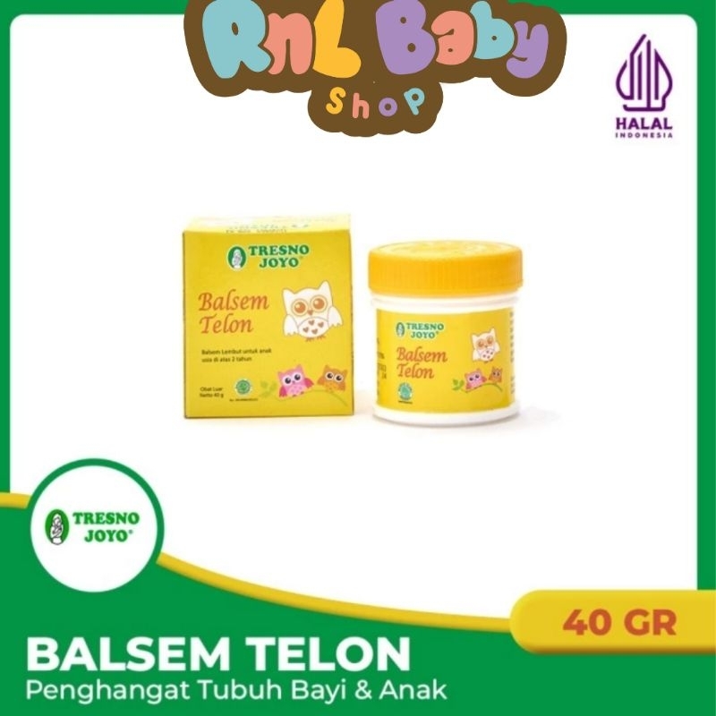 Tresno Joyo Balsem Telon 20 &amp; 40 gr - Balsem Anak Usia 2+ Tahun