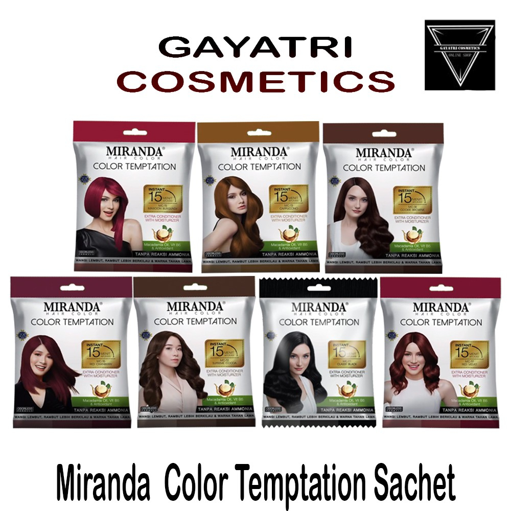 Miranda Hair Color Temptation Instan 15 Menit