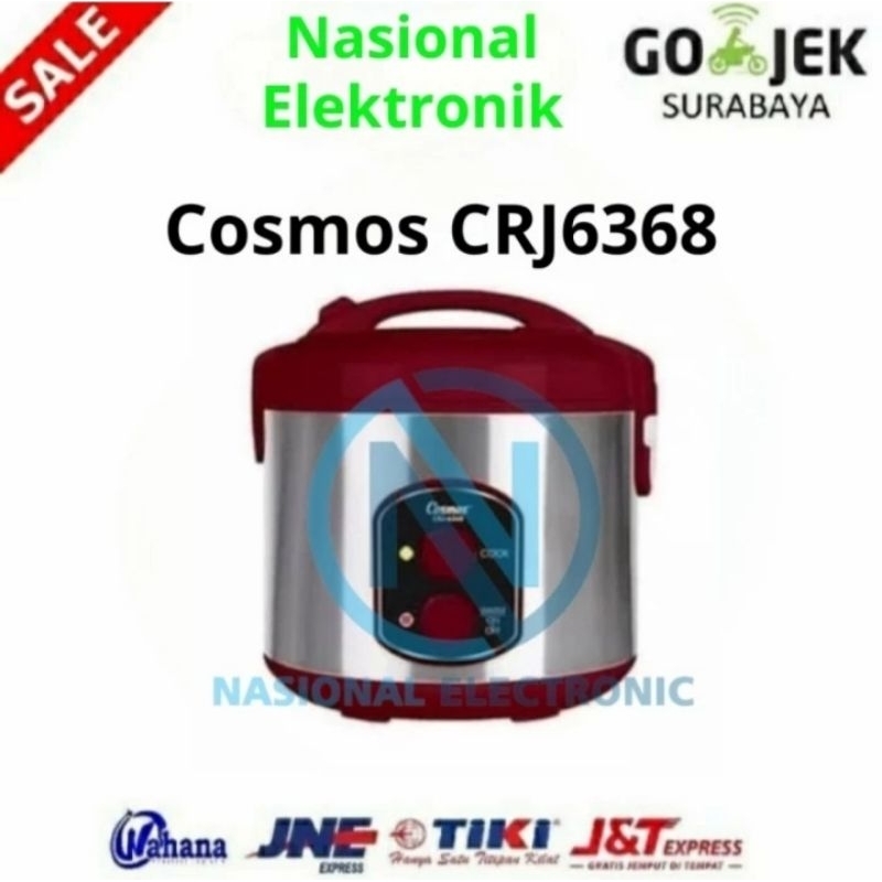 MAGIC COM COSMOS CRJ6368/RICE COOKER COSMOS CRJ 6368 / PENANAK NASI COSMOS / RICE COOKER COSMOS