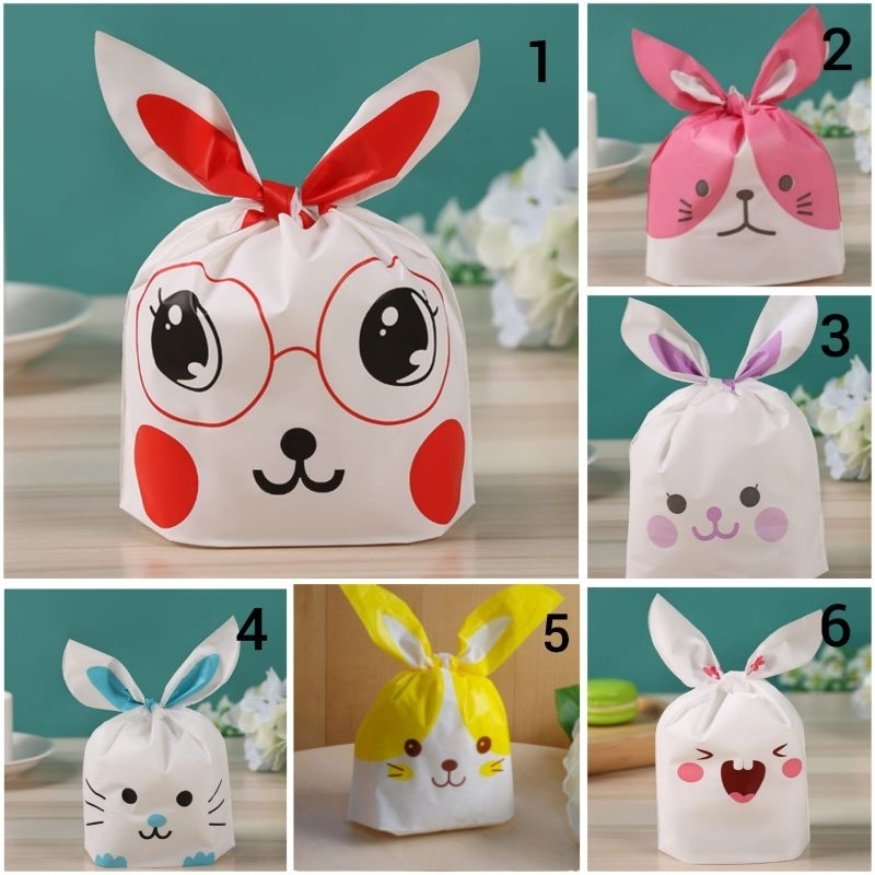 

10pcs (PC1) Plastik Cookie Ikat/Bingkisan Hampers Bungkus Permen Snack