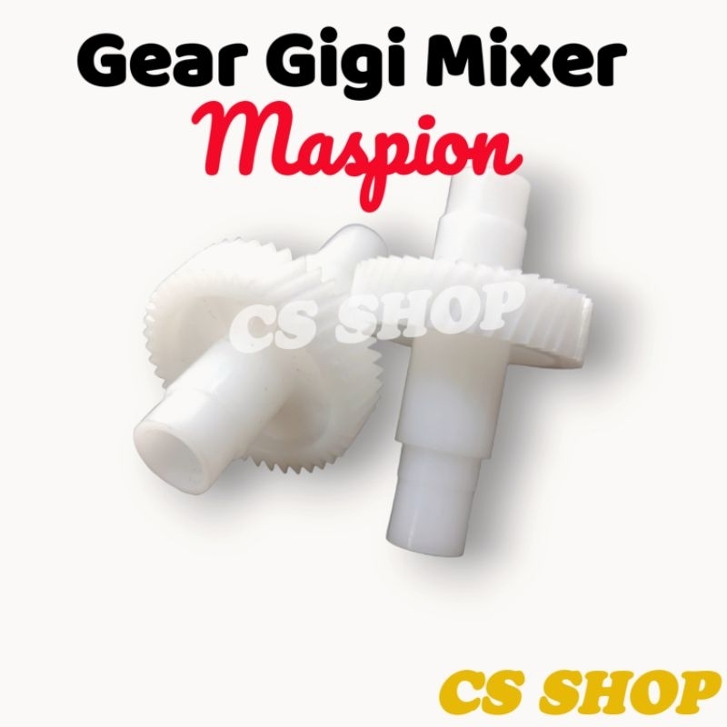 GEAR GIGI MIXER MASPION MODEL BARU ORIGINAL 1 SET/GEAR MIXER MEREK MASPION MODEL BARU MT 1140,MT 1150 SEPASANG 2PCS