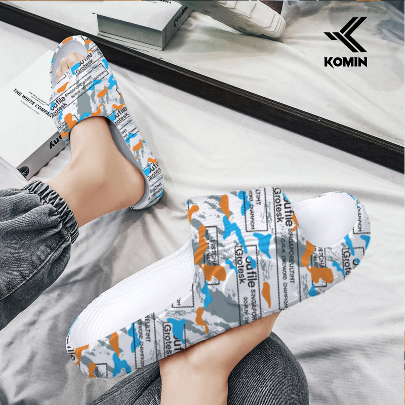 Sandal Pria 2023 ADILETTE Selop Karet EVA Sendal Slop Putih Sandal Slide Sandal Slip On Lmport Unisex SIZE 40-44