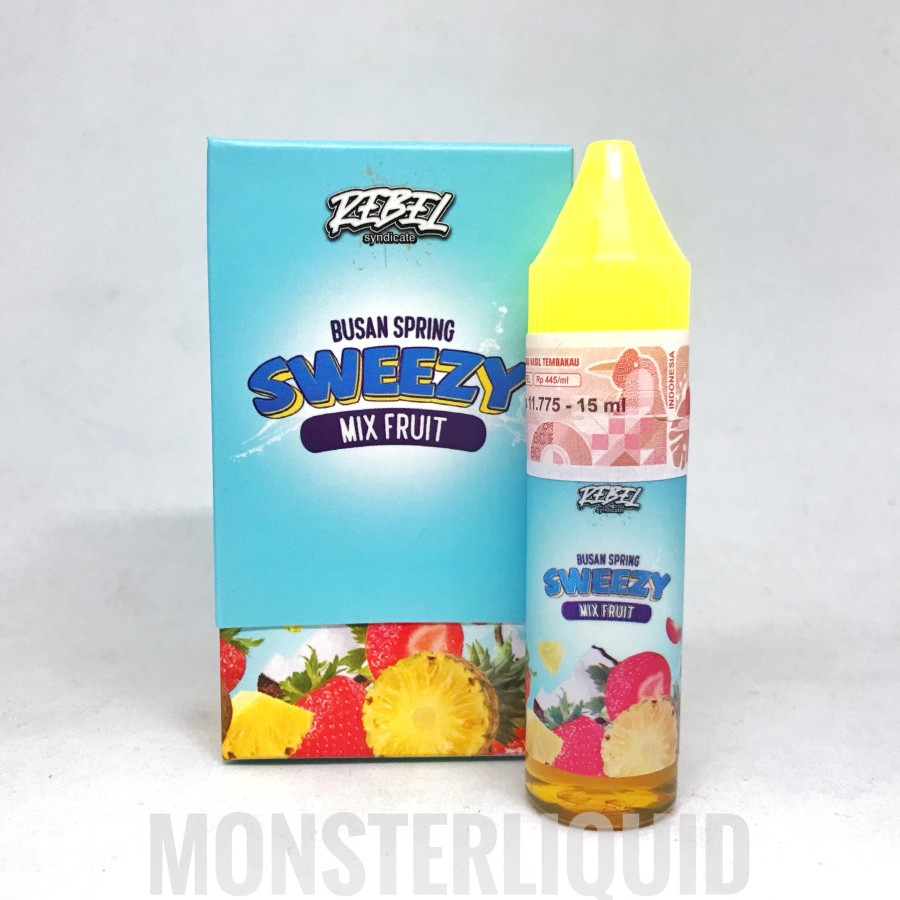 SALT SWEEZY BUSAN SPRING MIX FRUIT BY REBEL 30MG 15ML