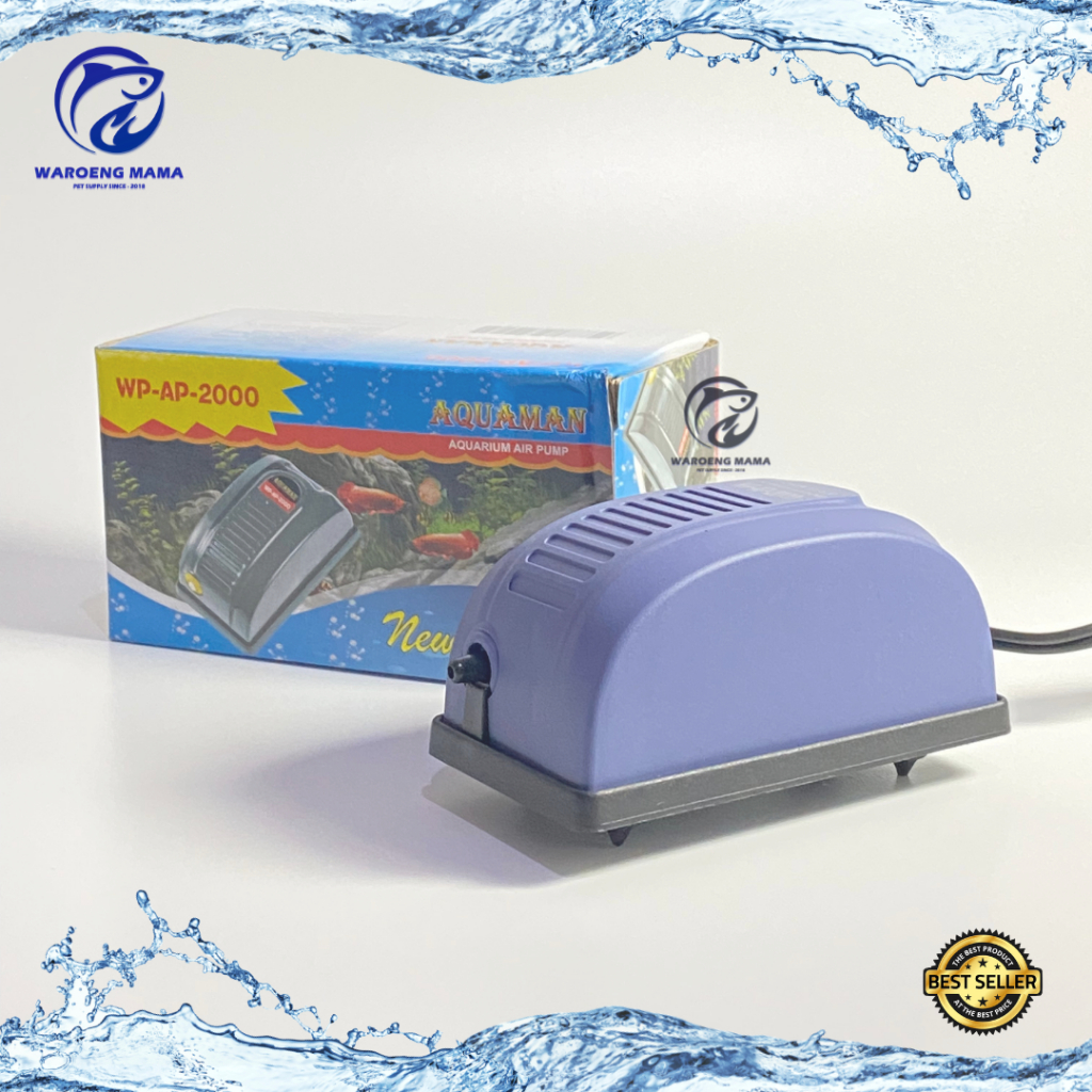 Pompa Aerator Aquarium 1 Lubang air pump gelembung udara aquascape