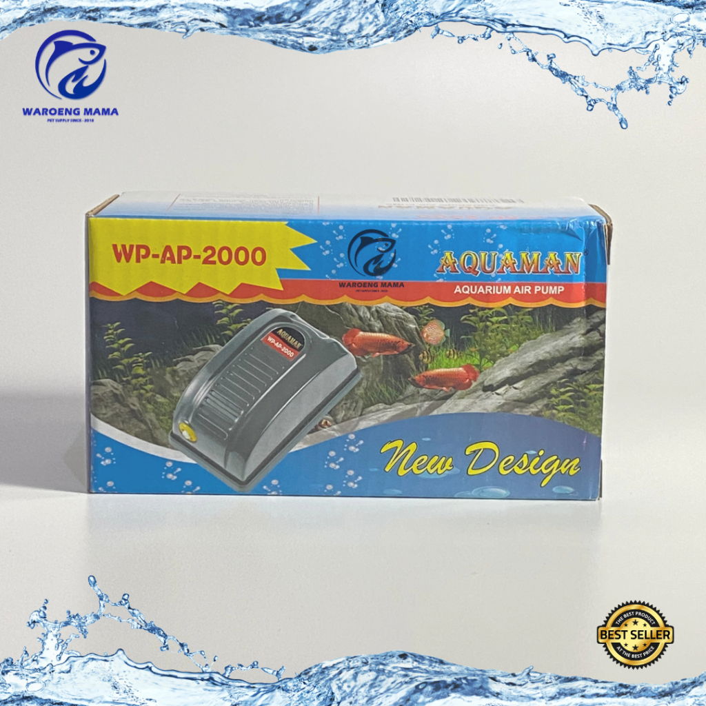 Pompa Aerator Aquarium 1 Lubang air pump gelembung udara aquascape