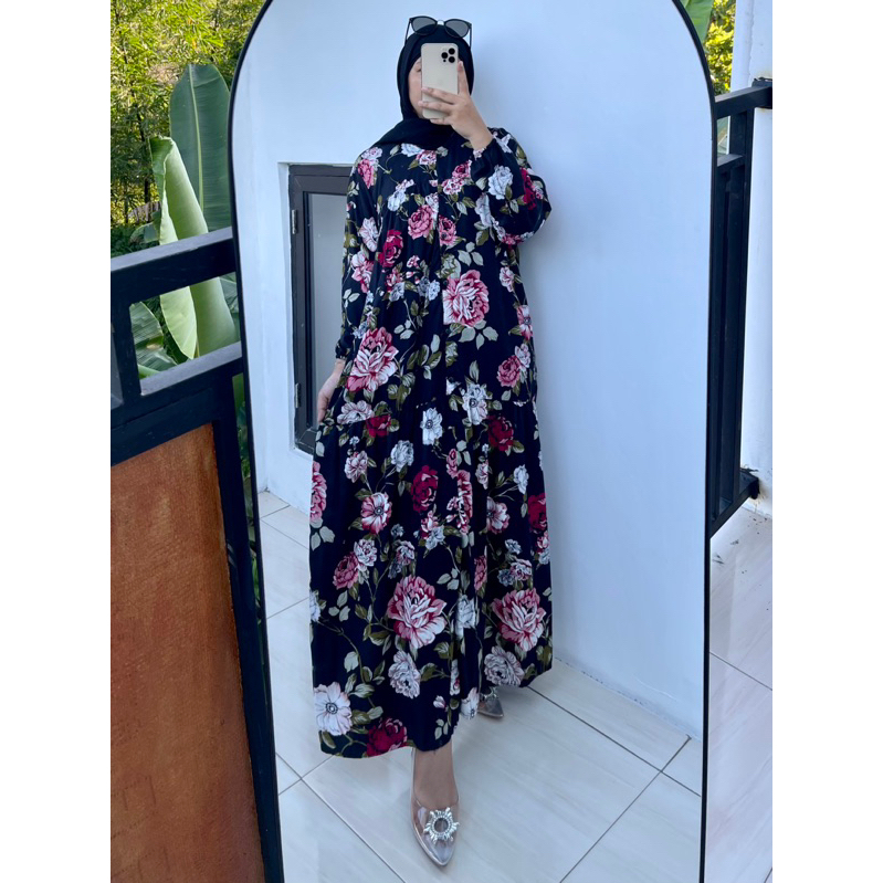 GAMIS LAKSITA MOTIF BUNGA