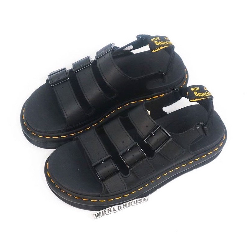 dr martens soloman mens leather strap sandals