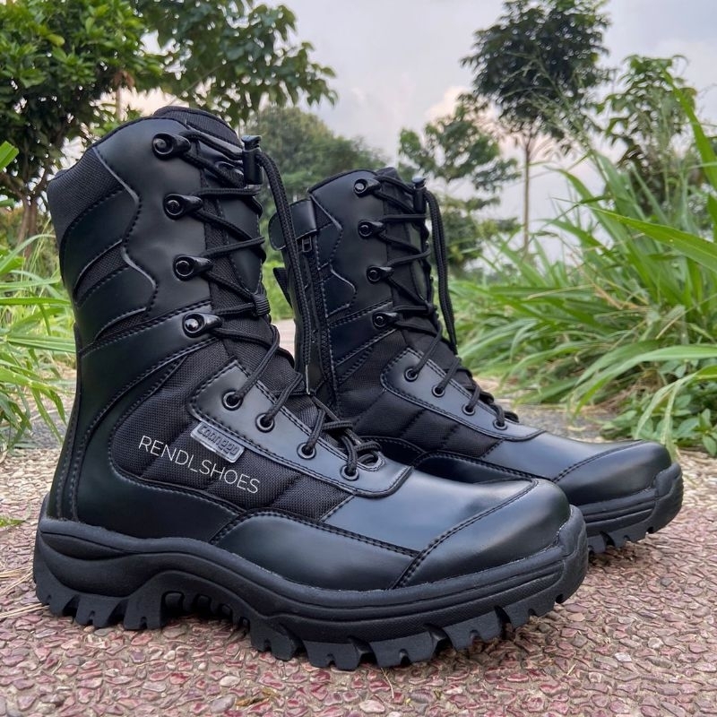 SEPATU PDL TNI POLISI SATPOLPP SECURITY safety ujung besi terbaru brand caanggo