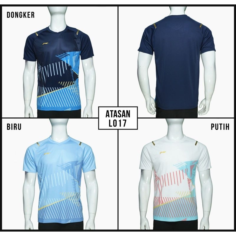 JERSEY BADMINTON ATASAN LINING KAOS BADMINTON KAOS BULUTANGKIS LINING