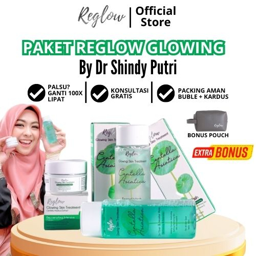 Re Glow Skincare Dr Shindy Ori Official Store Resmi Reglow Beauty Indonesia 1 Paket Lengkap + Serum 