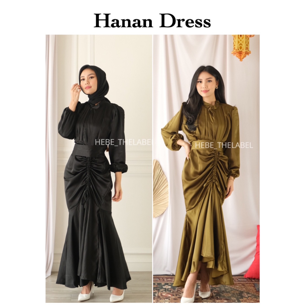 Hanan Dress - Pakaian Lebaran Idul Fitri Wanita