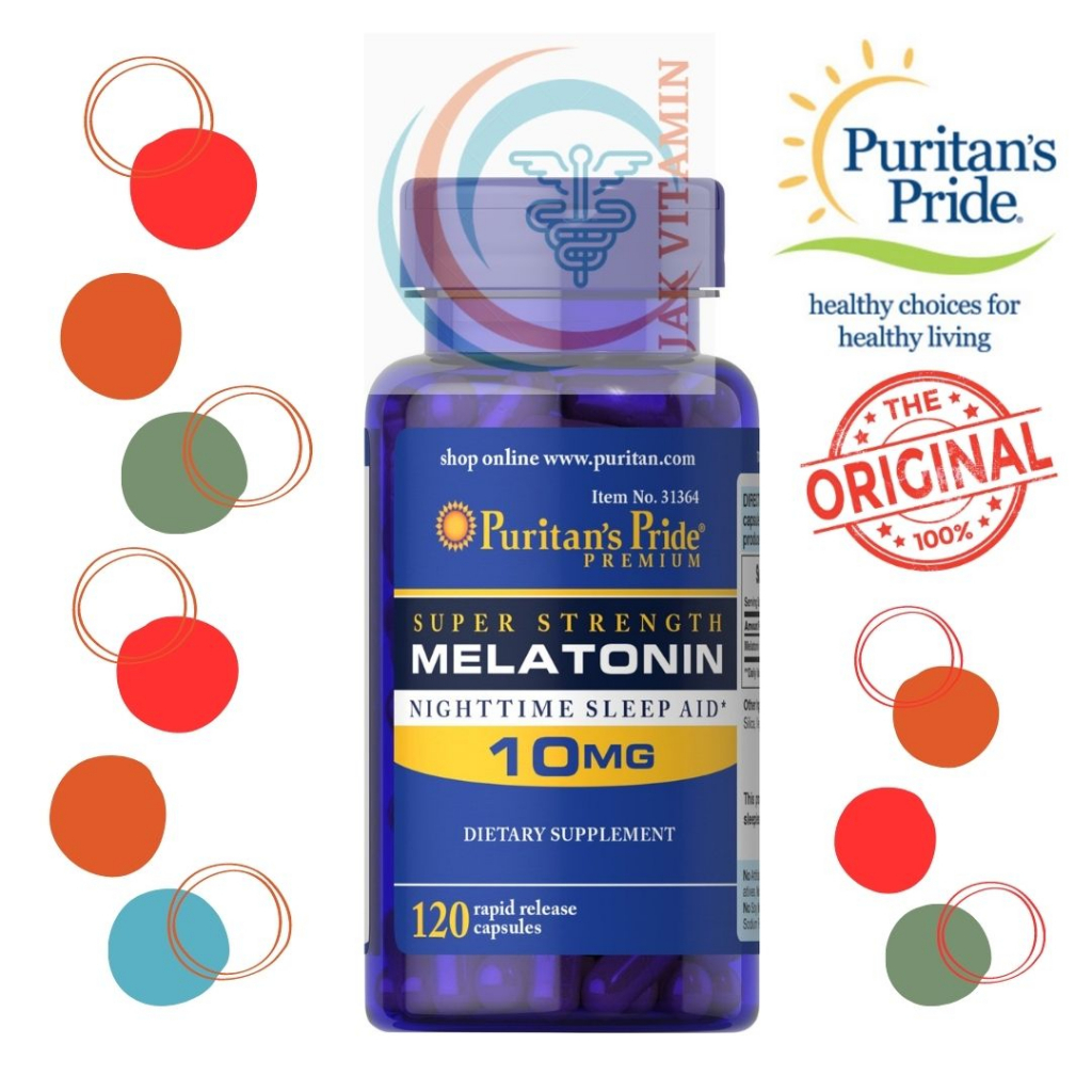 Puritan's Pride Melatonin 10 mg 120 Capsule