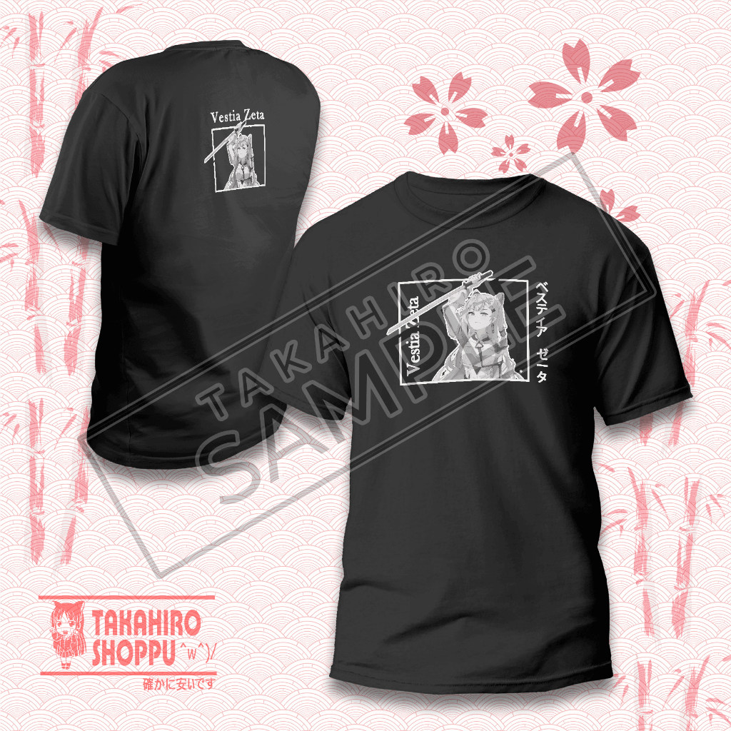 Baju/Kaos/T-Shirt DTF Hololive VESTIA ZETA 2