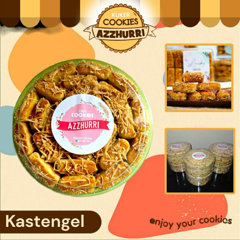 

KUE KERING KASTENGEL KEJU ENAK LEMBUT PREMIUM by Azzhurri Ohmycookies