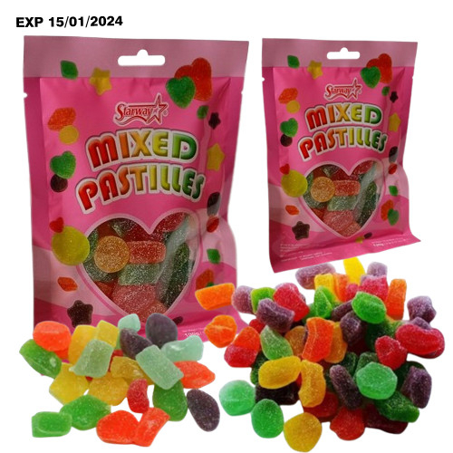 Permen Jelly Malaysia Fruit Mixed Pastilles Starway 100 Gram