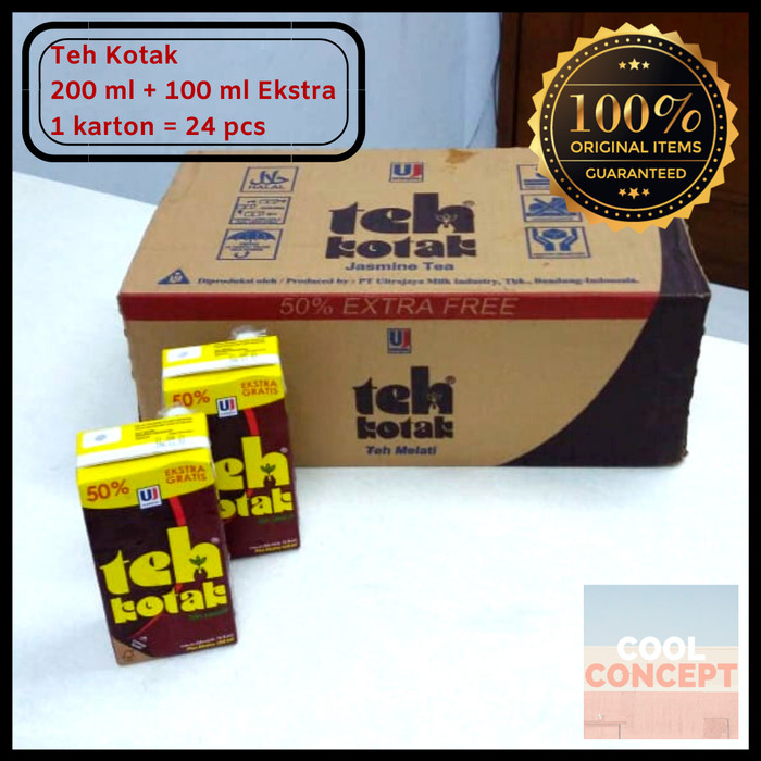 

Teh Kotak Jasmine Mini 200 ml ( 1 dus )
