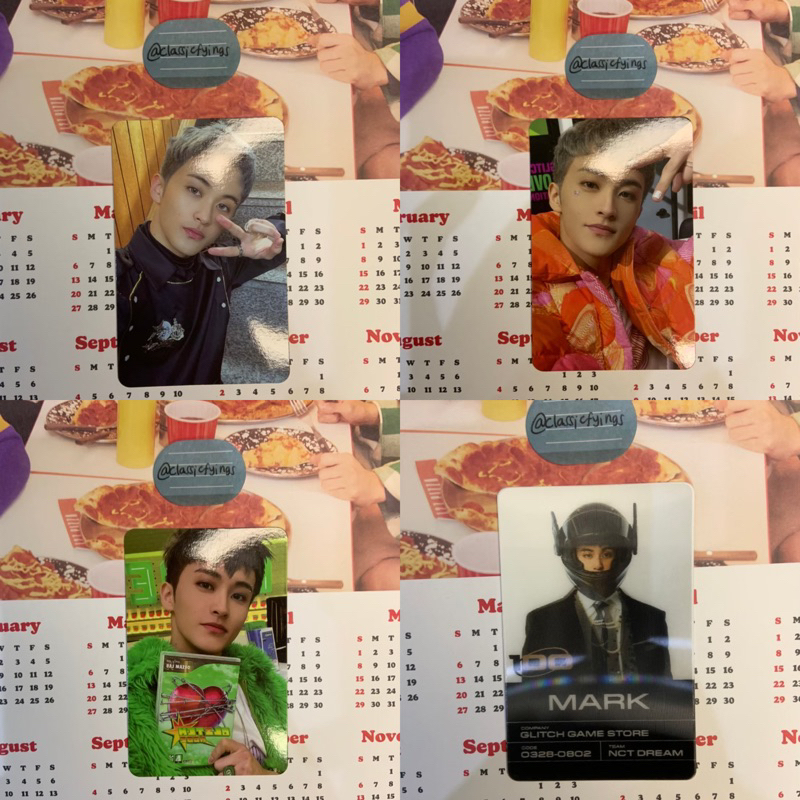 Mark Glitch Mode PC Glitch Scratch Lenti Black Digipack Glimo NCT Dream PC Photocard WTS Want to Sel