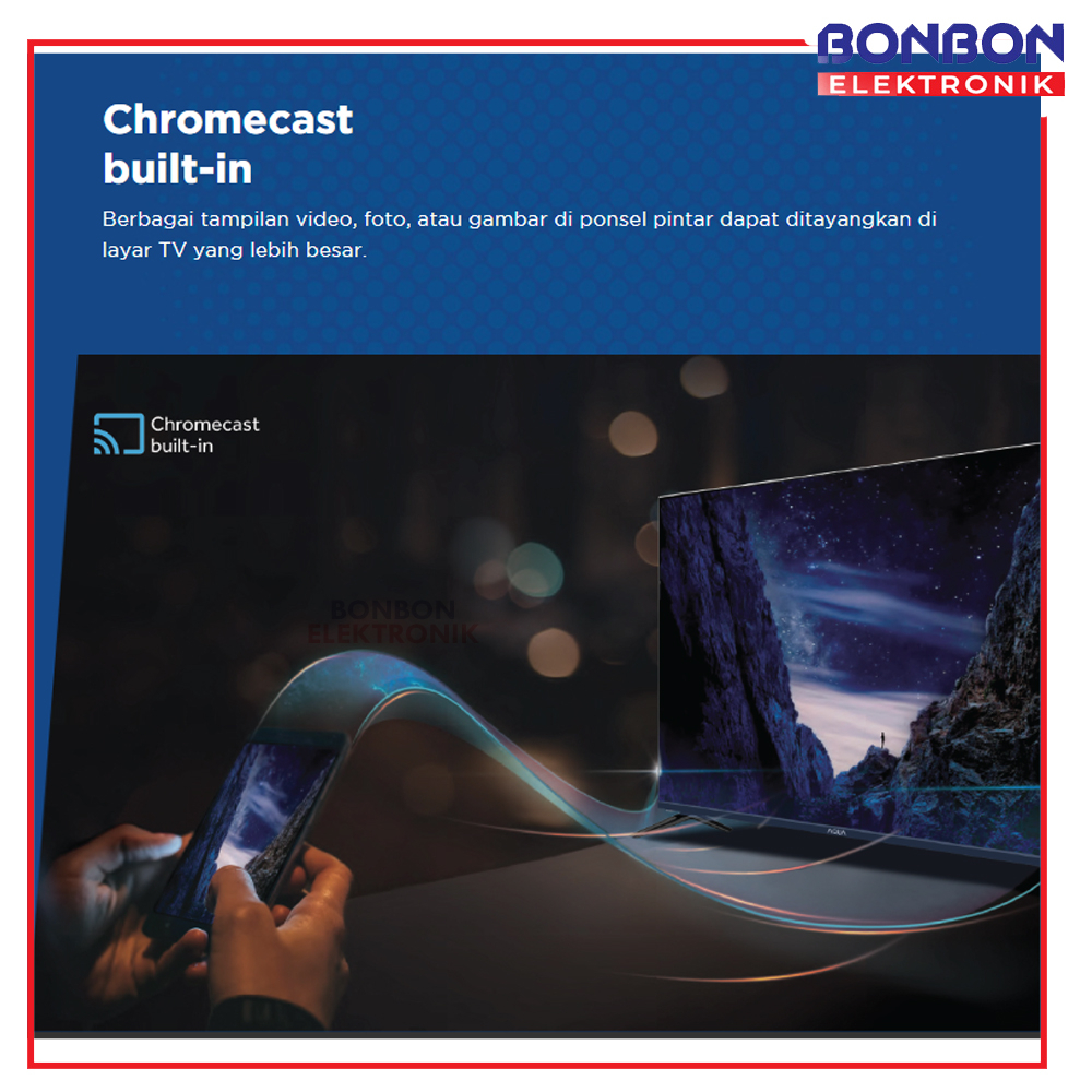 AQUA Smart Android TV 50 Inch LE50AQT6700UG / 50AQT6700 Google