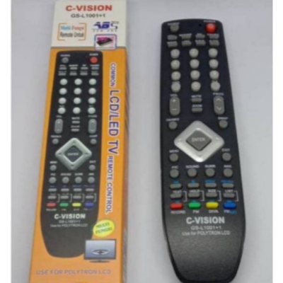 Remote Remot Multi TV LCD LED POLYTRON C-Vision GS-L1001+1