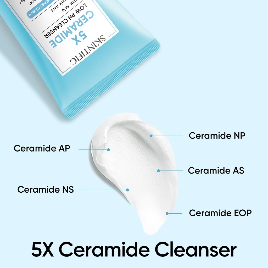 SKINTIFIC 5 X CERAMIDE LOW PH CLEANSER 80 ML @MJ