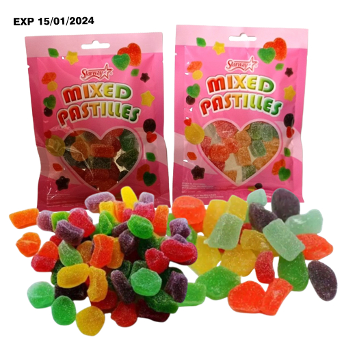 Permen Jelly Mixed Pastilles 100Gr Starway Permen Lunak Kenyal