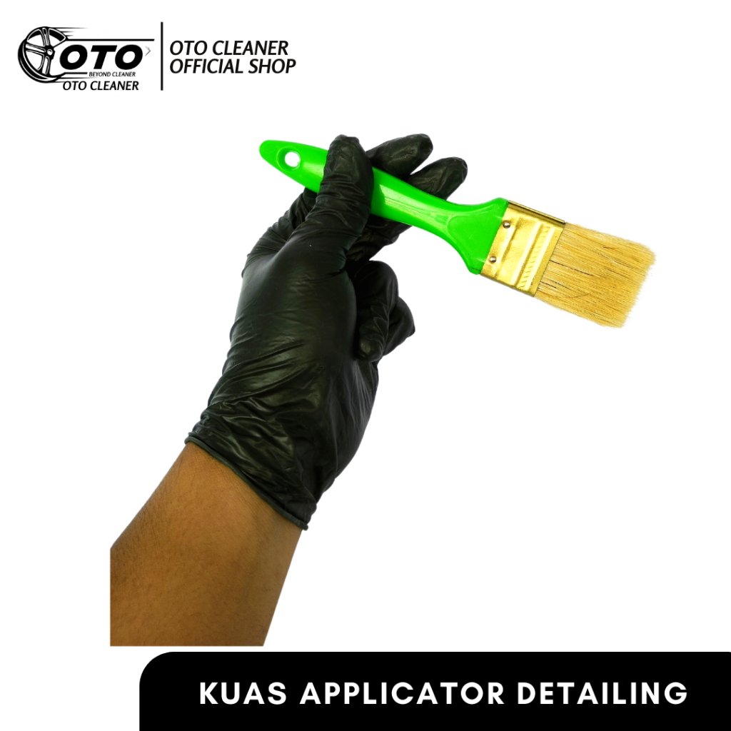 PAKET APPLICATOR LENGKAP - LAP MICROFIBER - KUAS  SPONS - SARUNG TANGAN-