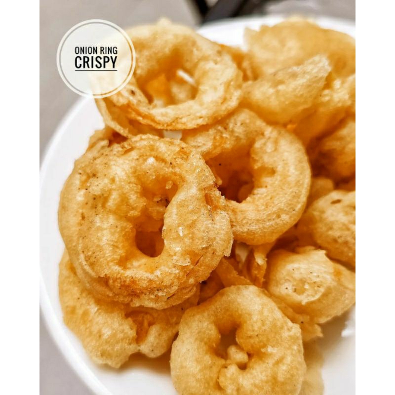 

KERIPIK BAWANG BOMBAY CRISPY | KERIPIK ONION RING CRISPY | KERIPIK SAYUR DAN BUAH