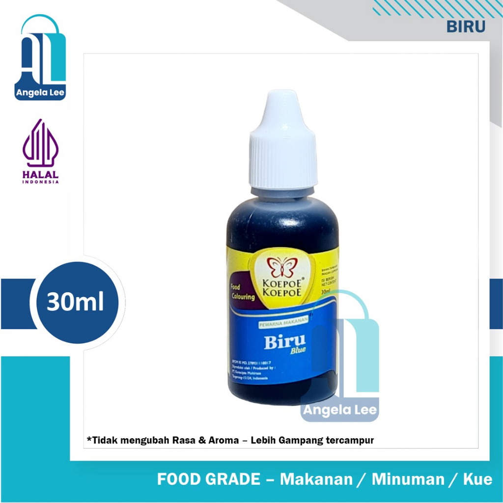 Koepoe Pewarna Makanan Koepoe Kupu Foodgrade Food Coloring Baking 30ml