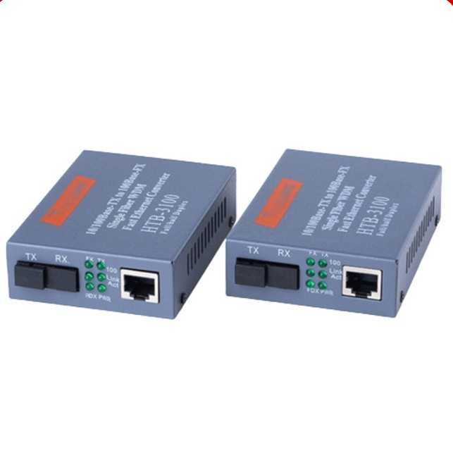 CONVERTER FIBER OPTIC USB TO LAN HTB-3100 HALF BOARD