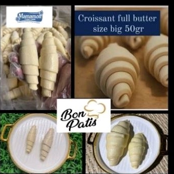 

Bon Patis croffle dough frozen Full Butter 50Gr / croissant dough Full Butter 50Gr